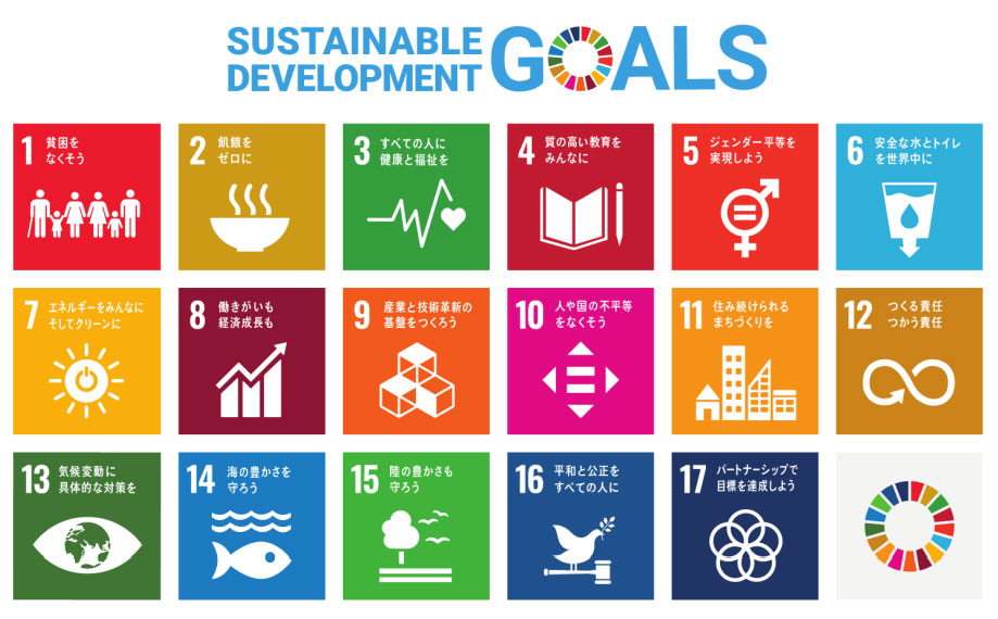 持続可能な開発目標（SDGs ）17項目